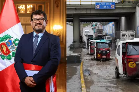 Ministro de Transportes indica que Lima no est� preparada para fuertes lluvias