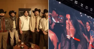 Grupo Frontera llama al ex de una fan durante su concierto en Lima
