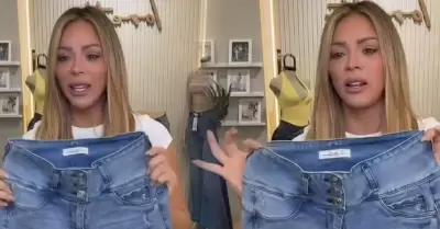 Sheyla Rojas vende ropa por TikTok