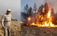 Incendios forestales en Apur�mac persisten por 14 d�as: "Es incontrolable, estamos tratando de luchar contra el fuego"