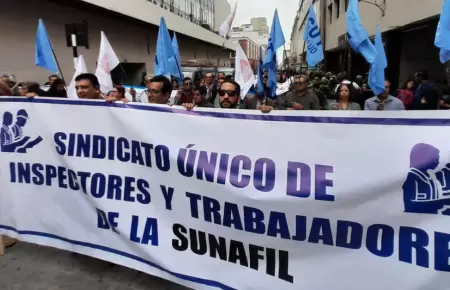 Sindicato de Sunafil ir� a huelga indefinida desde el 26 de octubre