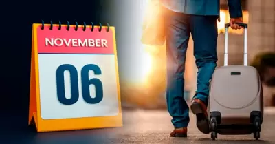 D�a no laborable el 6 de noviembre.