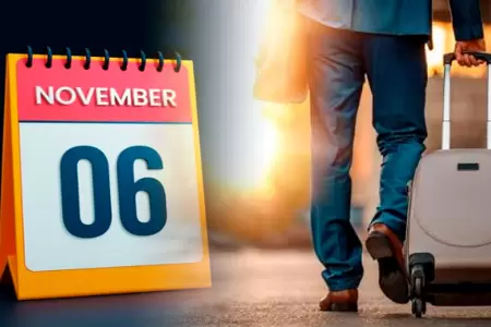 D�a no laborable el 6 de noviembre.