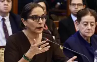 Patricia Juárez cuestiona ausencia de tres bancadas durante sesión de la Comisión de Constitución del Senado
