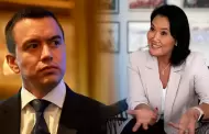 Keiko Fujimori y Daniel Noboa se reunirán en Lima para abordar seguridad, comercio y cooperación bilateral