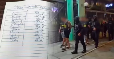 Polic�a incaut� armas durante operativo en Puente Piedra.