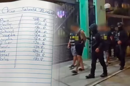 Polic�a incaut� armas durante operativo en Puente Piedra.