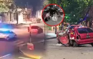 Tragedia en Argentina: joven muere al chocar contra un árbol tras intentar escapar de un control de tránsito