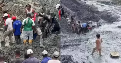 Derrumbe en mina de oro artesanal deja al menos 9 muertos