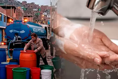 Programaci�n del corte de agua en Lima.