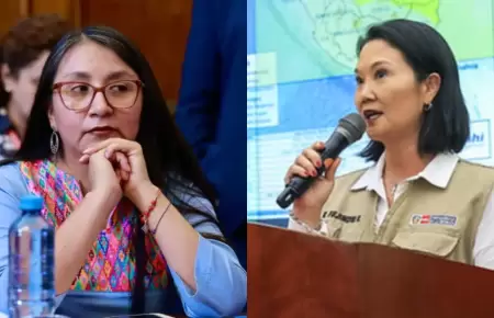 Ruth Luque critica al fujimorismo