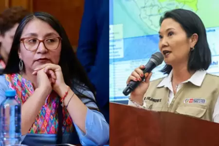 Ruth Luque critica al fujimorismo