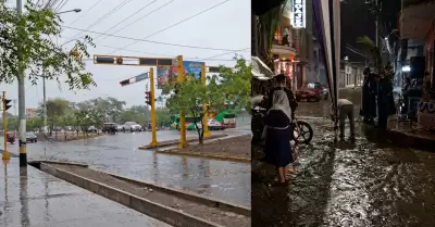 Lluvias de moderada a fuerte intensidad se registran en distintos puntos de Piur