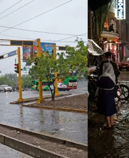 Lluvias de moderada a fuerte intensidad se registran en distintos puntos de Piur