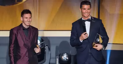 Lionel Messi y Cristiano Ronaldo nominados al Bal�n de Oro de todos los tiempos