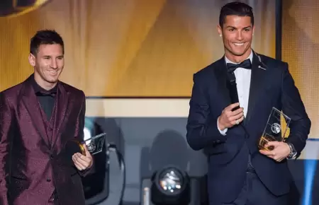 Lionel Messi y Cristiano Ronaldo nominados al Bal�n de Oro de todos los tiempos