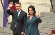 Keiko Fujimori recibe a Daniel Noboa en Palacio para el XVII Gabinete Binacional Perú-Ecuador