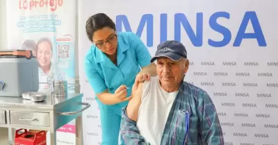 Campa�a de vacunaci�n del Minsa