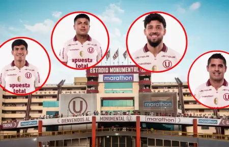 Los diez jugadores que finalizan contrato en diciembre con Universitario de Depo