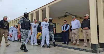 Siete internos trasladados como parte de las medidas del Comando Unificado