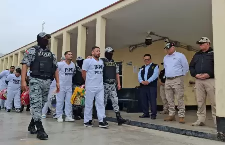 Siete internos trasladados como parte de las medidas del Comando Unificado
