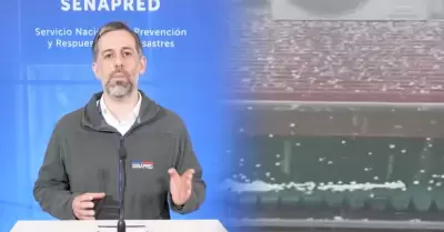 Chile registra fuerte granizada y lluvias intensas.