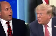 Donald Trump arremete contra reportero en la Casa Blanca: "¿Qué te pasa? ¿Eres una persona enferma?"