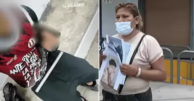 Madres de familia de colegio de Los Olivos denuncian extorsi�n de menor a alumno