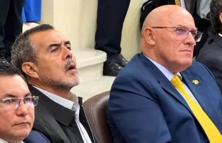 Calisto Giampietri e Iber Marav� se sientan juntos