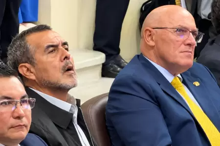 Calisto Giampietri e Iber Marav� se sientan juntos
