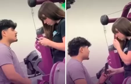 Revel� infidelidad de su novio en pleno gimnasio.