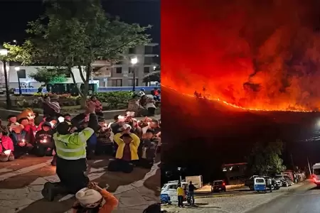 Realizan plegarias en Cusco.