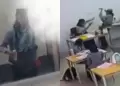 Conmoci�n en Malasia: estudiante ataca a su profesora con un hacha en plena clase y lo transmite en directo