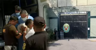 Tras ser atendido, el expresidente volvi� al recinto penitenciario.
