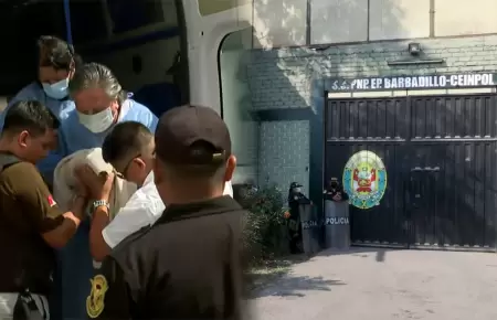 Tras ser atendido, el expresidente volvi� al recinto penitenciario.
