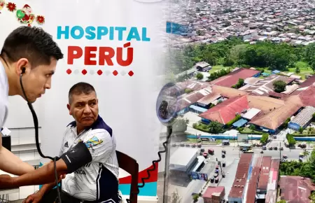 EsSalud relanza Hospital Per� en Iquitos con campa�a m�dica.