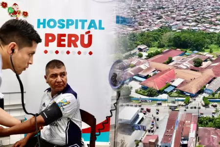 EsSalud relanza Hospital Per� en Iquitos con campa�a m�dica.