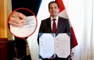 Congreso: Miguel Torres firma la aut�grafa que delega facultades legislativas al Ejecutivo