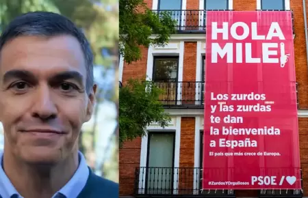 Pedro S�nchez lanza el lema "Zurdo y orgulloso".