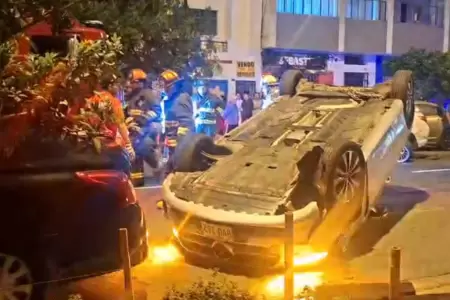 Choque en Jes�s Mar�a deja dos heridos