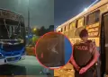 R�mac: presuntos extorsionadores atacan a balazos a bus de la empresa Nuevo Per� y conductor sale ileso