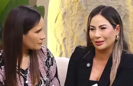 Pamela L�pez y su padre en lucha contra Christian Cueva