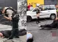 Tres presunto extorsionadores abatidos en persecusi�n por la PNP: amenazaban a comerciantes en Mesa Redonda
