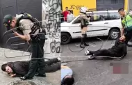 Tres presunto extorsionadores abatidos en persecusión por la PNP: amenazaban a comerciantes en Mesa Redonda