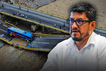 Ministro propone colocar puentes modulares ante emergencias.