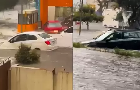 Intensas lluvias en Ecuador causaron inundaciones.