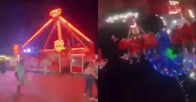 Accidente en juego mec�nico en M�xico deja una joven fallecida.