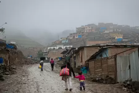 Preocupaci�n en Ticlio Chico por posibles lluvias y desprendimientos de rocas