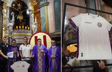 Padre pide al Se�or de los Milagros que la 'U' logre el tetracampeonato