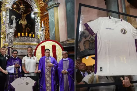 Padre pide al Se�or de los Milagros que la 'U' logre el tetracampeonato